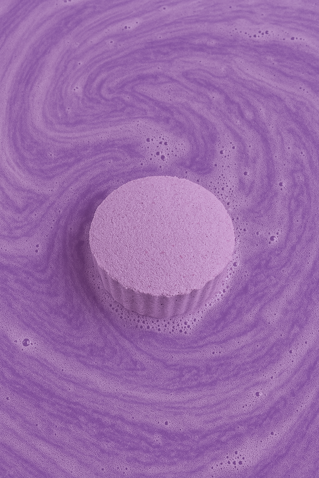Amethyst Foaming Cupcake Bath Bomb