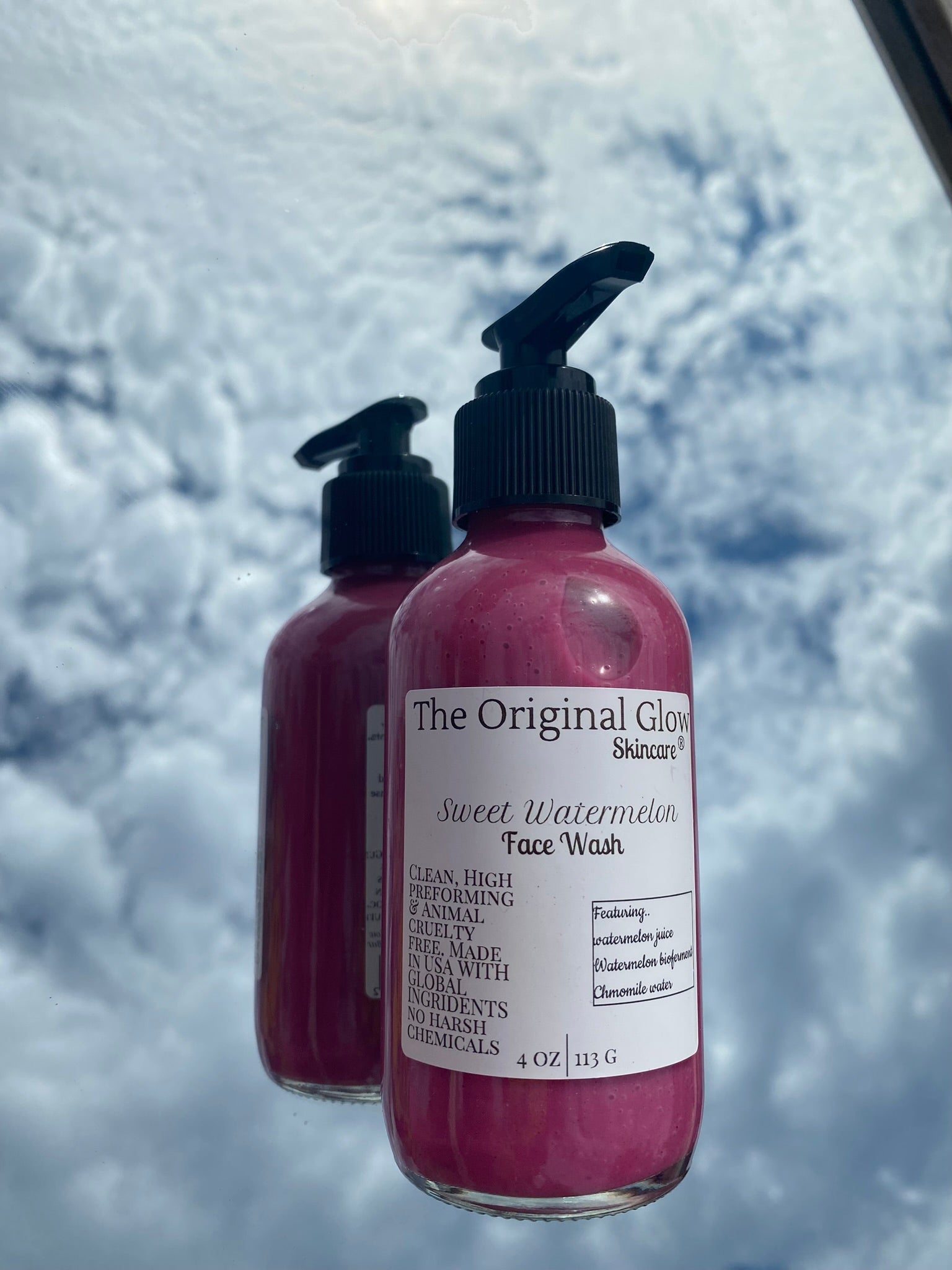 Watermelon milky face wash